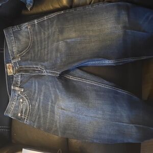Wrangler 20x starched jeans